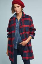 Eva Franco Dean Plaid Coat