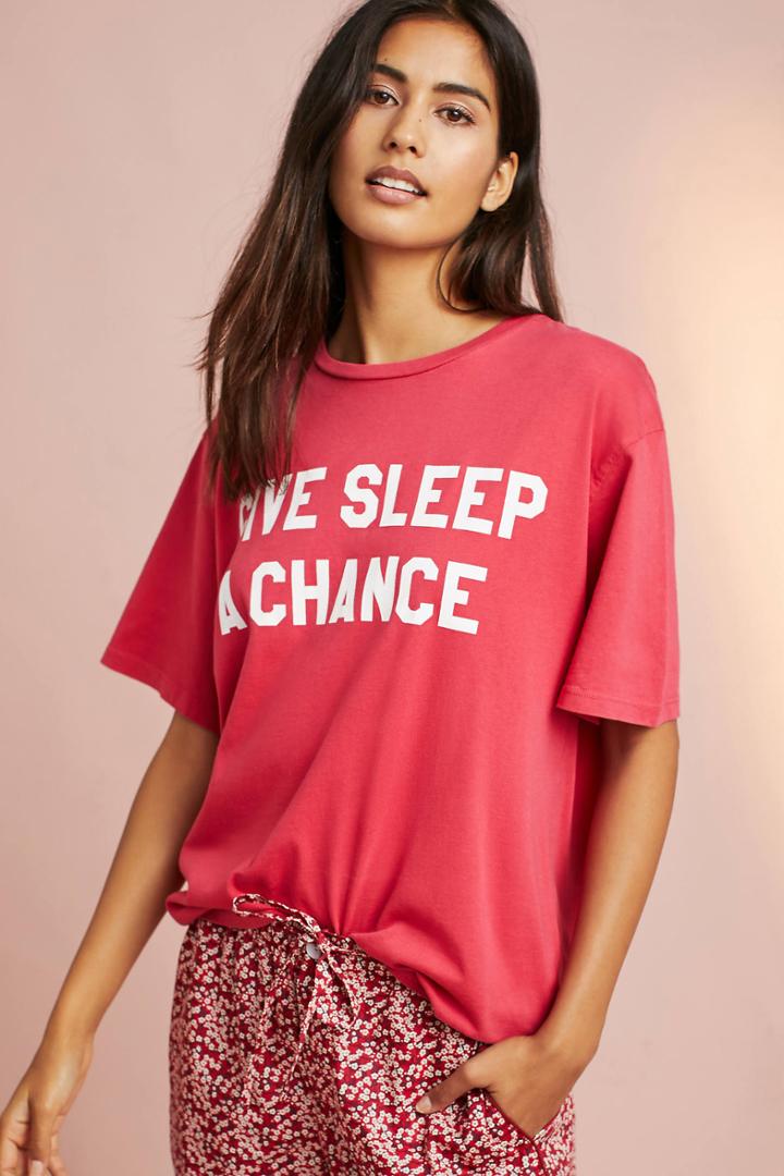 Sleepy Jones Give Sleep A Chance Tee
