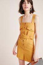 First Monday Sunshine Button-front Romper