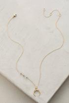 Ela Rae Sapphire Horn Charm Necklace
