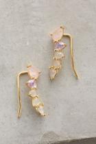 Anthropologie Lilac Crawler Earrings