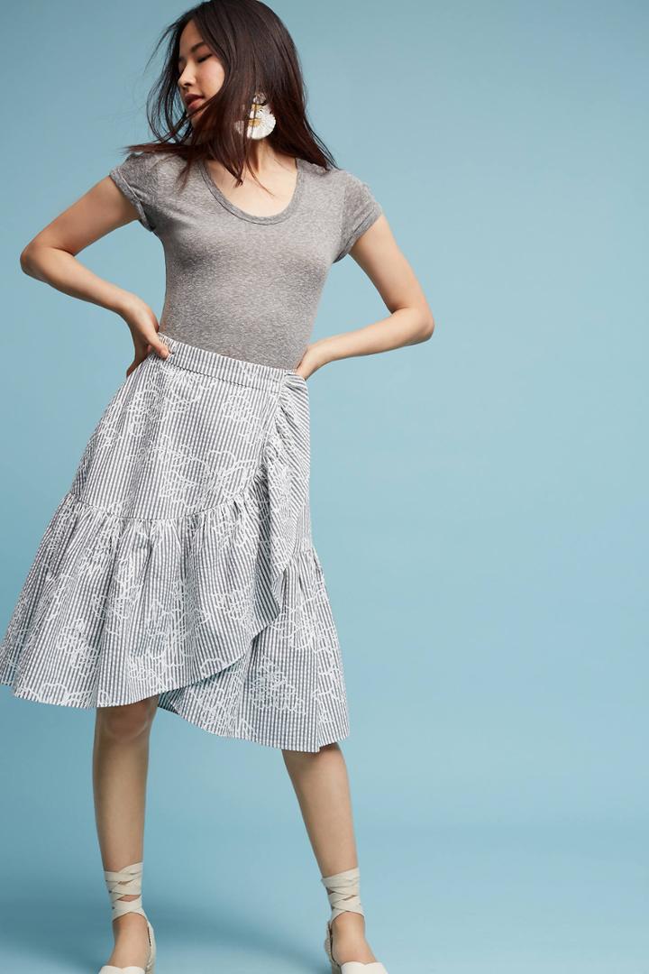 Eva Franco Hibiscus Skirt