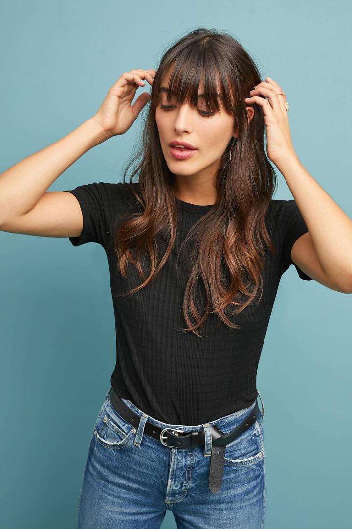 Michael Stars Rachel Ribbed Tee