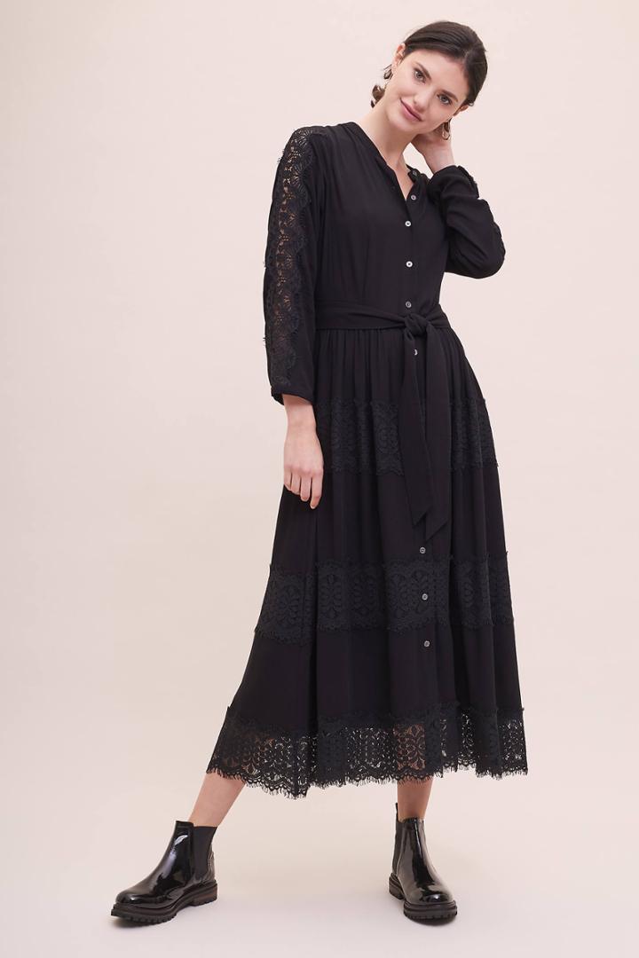 Seen Worn Kept Magda Lace Maxi Dress