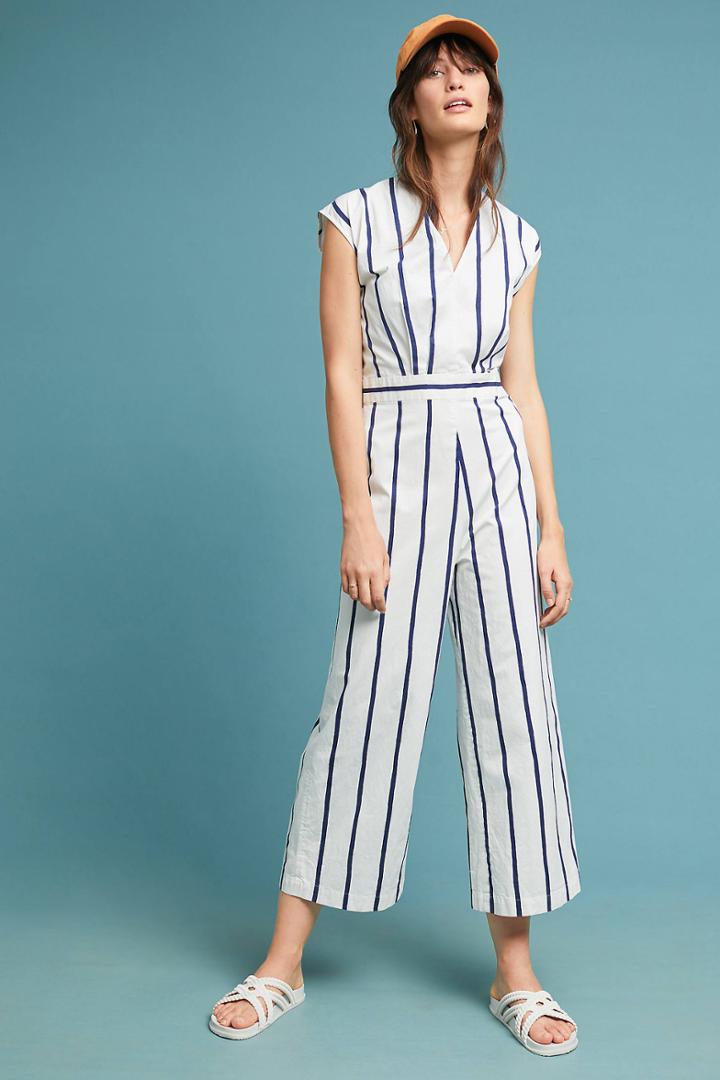 M.i.h Striped Jumpsuit