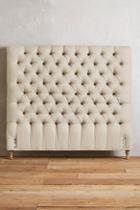 Anthropologie Linen Orianna Headboard
