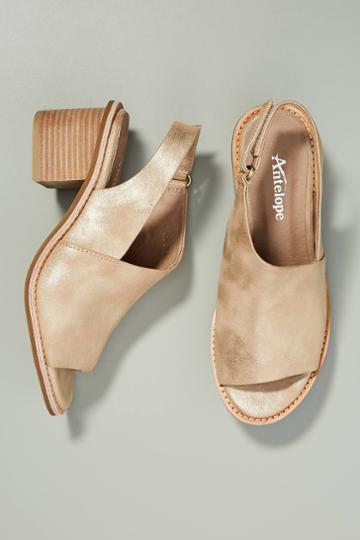 Antelope Brushed Heeled Sandals
