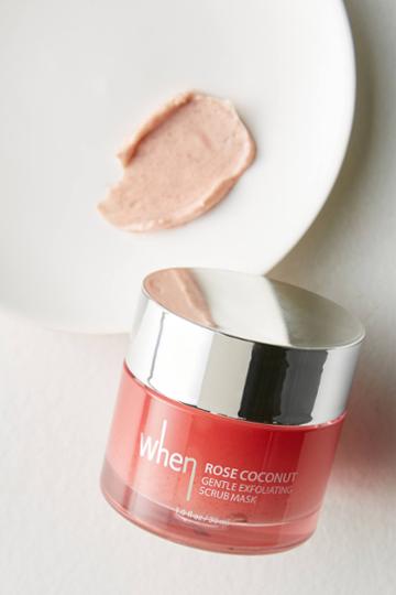 When Rose Coconut Gentle Exfoliating Scrub Mask