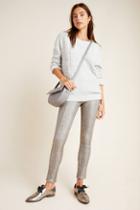 Anthropologie Metallic Snake Leggings