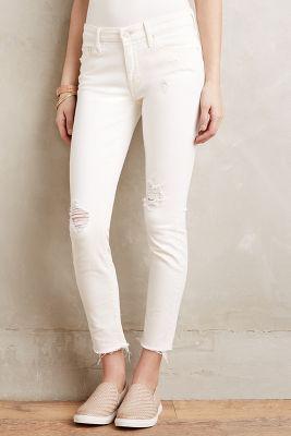 Mother Looker Ankle Fray Jeans Tea & Biscuits