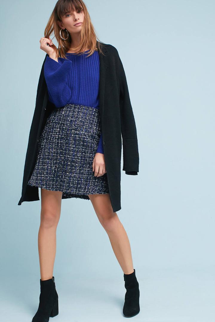 Traffic People Twiggy Tweed Skirt