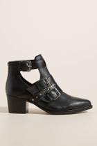 Steven By Steve Madden Open Buckle Ankle Boots