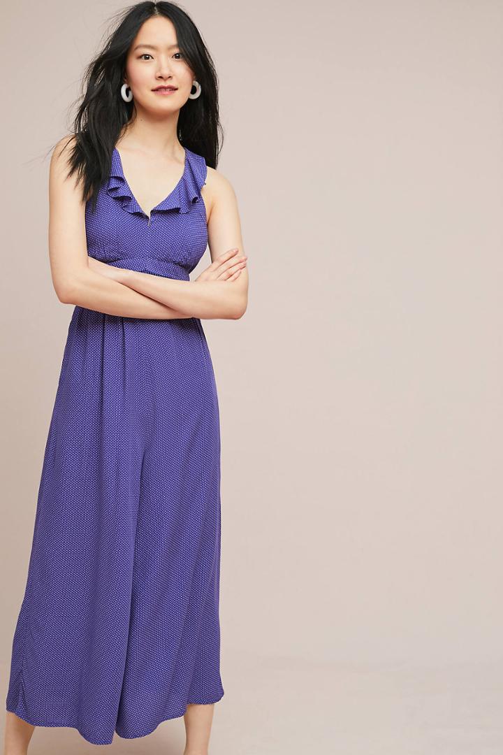 Maeve Syros Ruffled Jumpsuit
