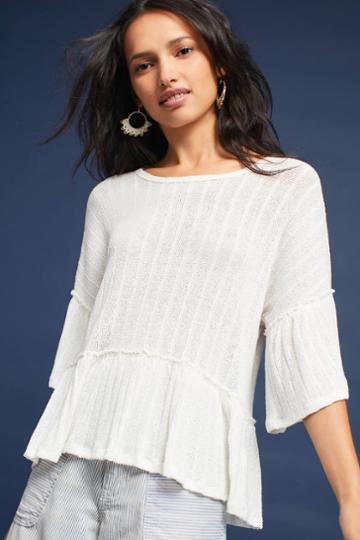 Deletta Oversized Peplum Top