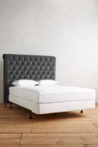 Anthropologie Velvet Orianna Headboard