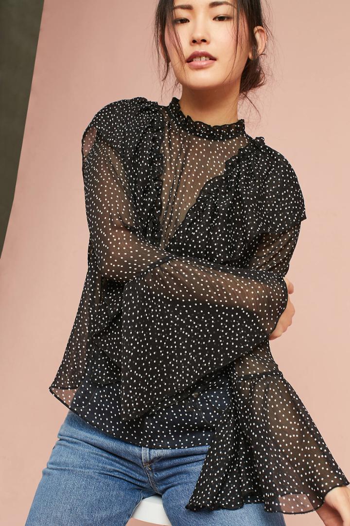 Edit Polka Dot Blouse