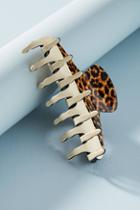 Alexandre De Paris Colorblocked Cheetah Hair Clip
