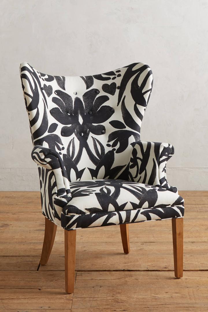 Anthropologie Neve Wingback Chair
