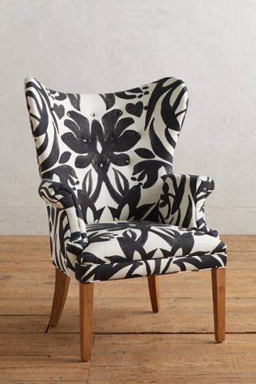 Anthropologie Neve Wingback Chair