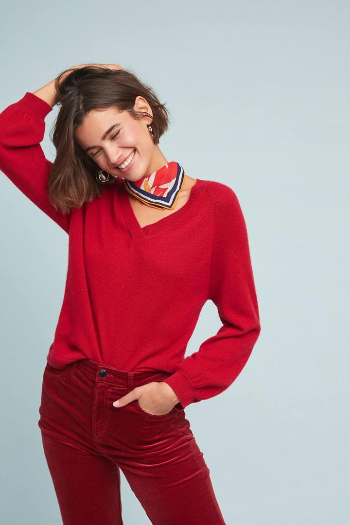 Velvet By Graham & Spencer Karah Cashmere Sweater
