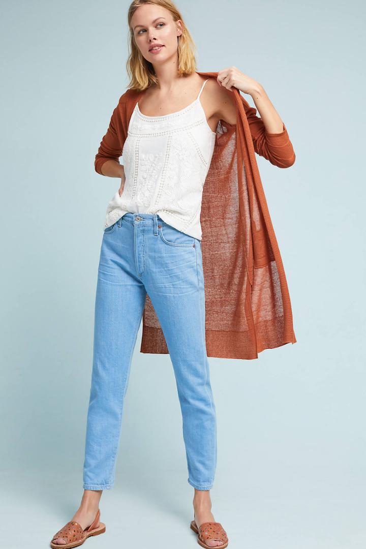 Citizens Of Humanity Liya Ultra High-rise Cropped Straight Jeans