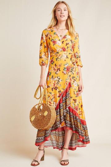 Farm Rio For Anthropologie Soigne Maxi Dress
