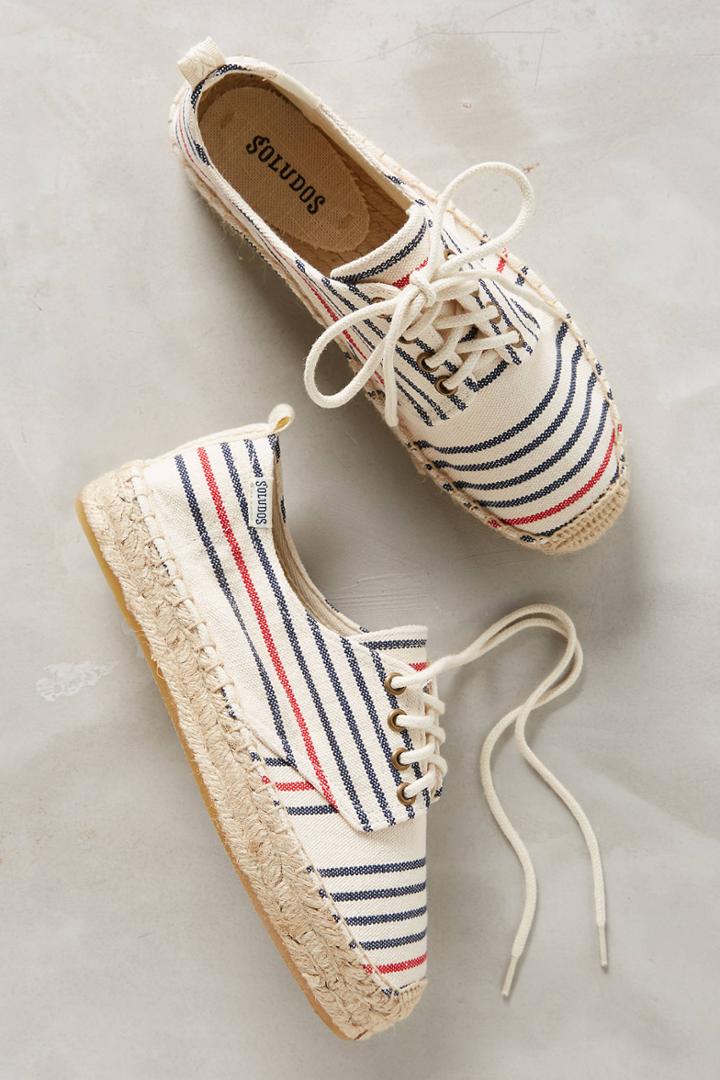 Soludos Striped Canvas Sneaker