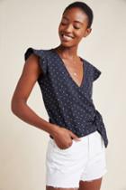 Seen Worn Kept Polka Dot Wrap Top