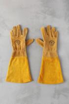 Womanswork Leather Gauntlet Garden Gloves