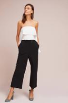 Donna Morgan Strapless Colorblocked Jumpsuit