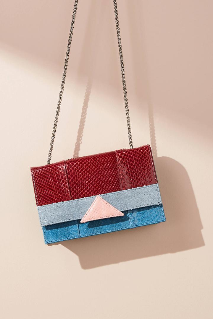 Tita Madrid Autumn Colorblock Spiga Crossbody Bag