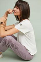 Chino By Anthropologie Relaxed Embroidered Chino Pants