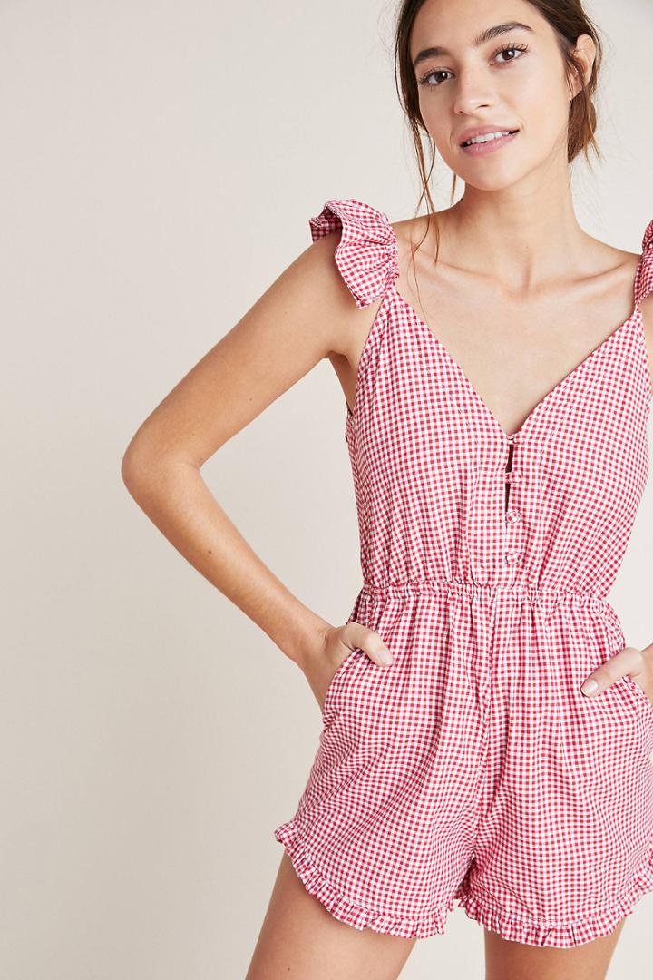 Sundress Mimi Gingham Romper
