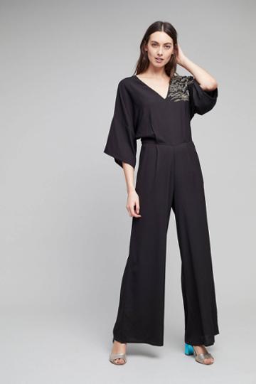 Isato Marsh Embroidered Wide-legged Jumpsuit