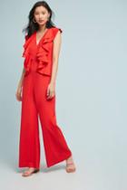 Cameo Louise Ruffled Wide-leg Jumpsuit