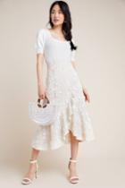La Vie By Rebecca Taylor Nicola Linen Midi Skirt