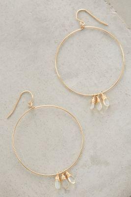 Ruebelle Opal Fringed Hoops