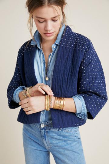 Neeru Kumar Quilted + Stitched Jacket