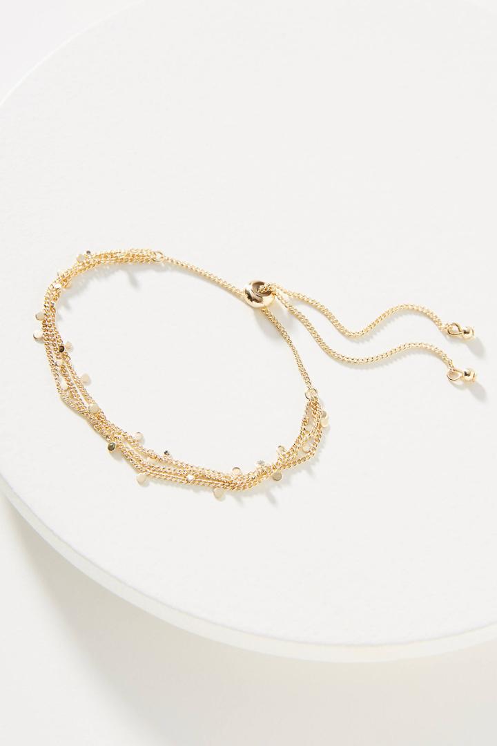 Anthropologie Embellished Chain Bracelet