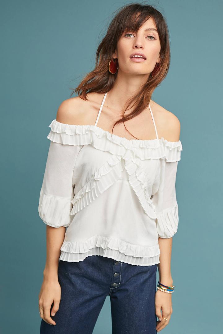 Central Park West Galina Off-the-shoulder Blouse
