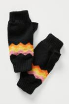 Rosie Sugden Zig-zag Cashmere Fingerless Gloves