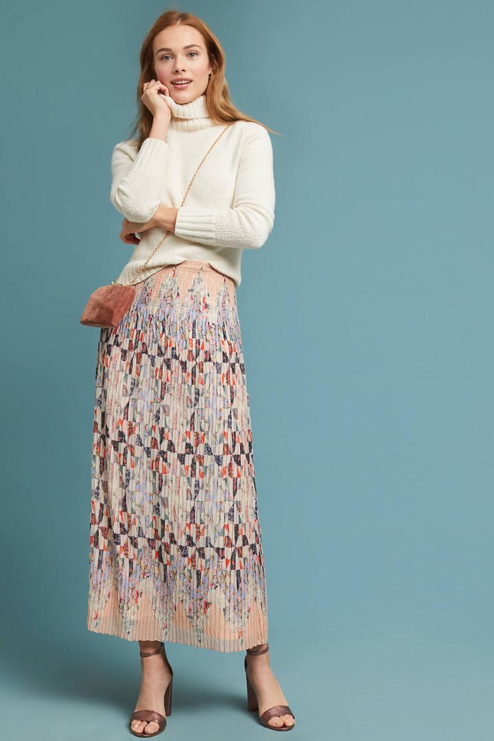 Geisha Designs Lucinda Pleated Skirt