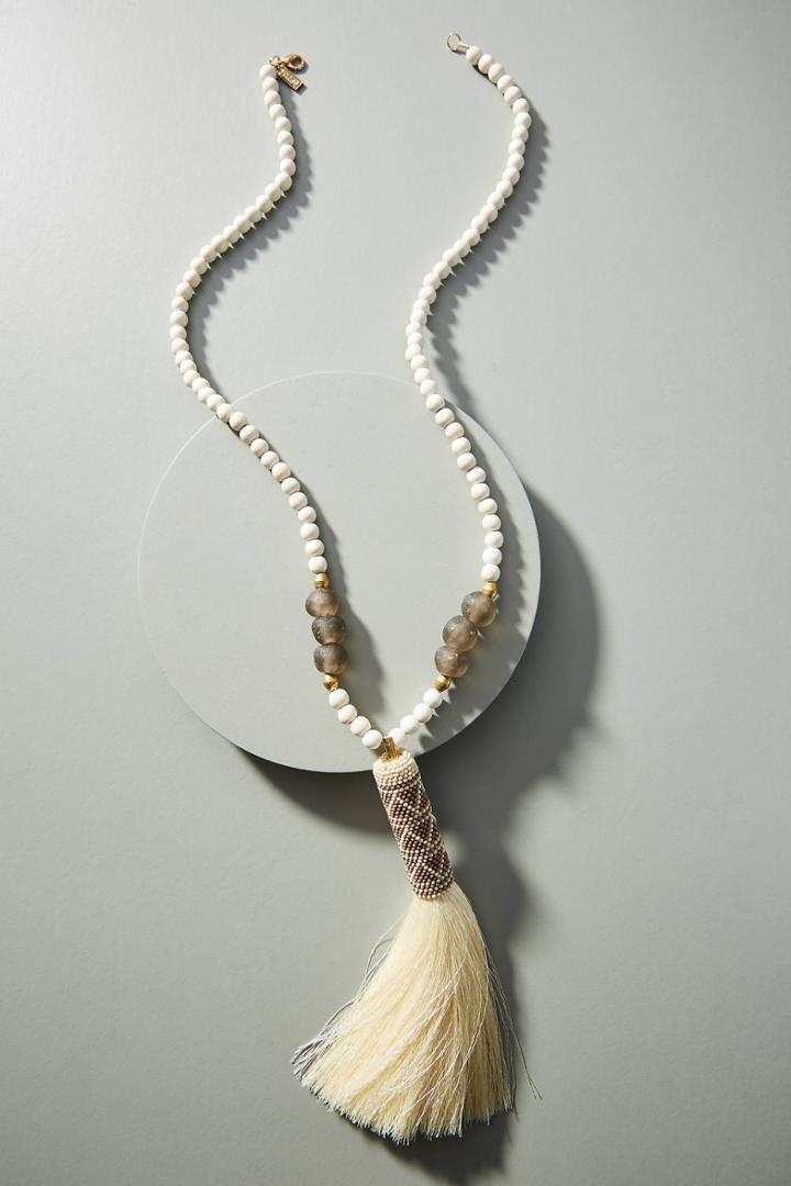 Ink + Alloy Naomi Tasseled Pendant Necklace