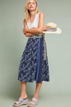Eri + Ali Shimmer Printed Midi Skirt