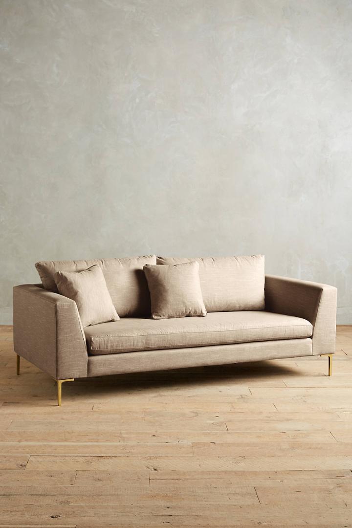 Anthropologie Linen Edlyn Chair