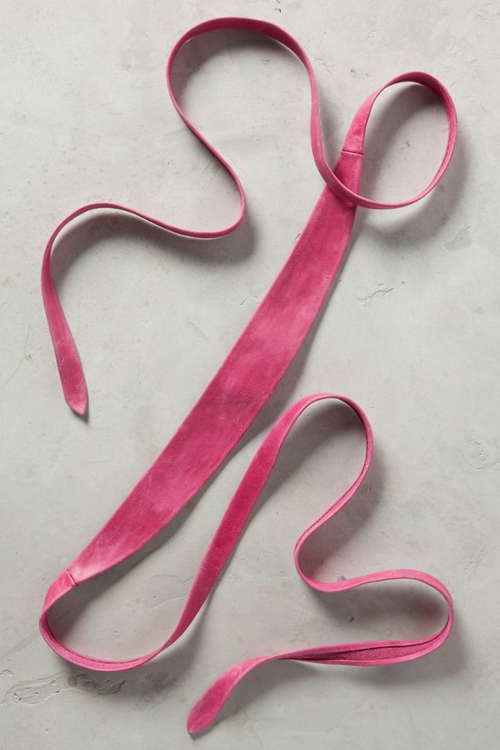 Anthropologie Fuschia Wrap Belt