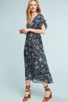 Blue Tassel Hattie Floral Dress