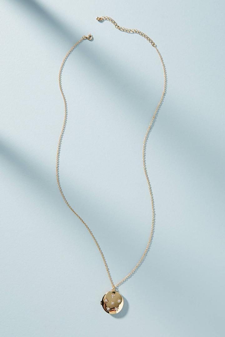 Shashi Starburst Locket Necklace