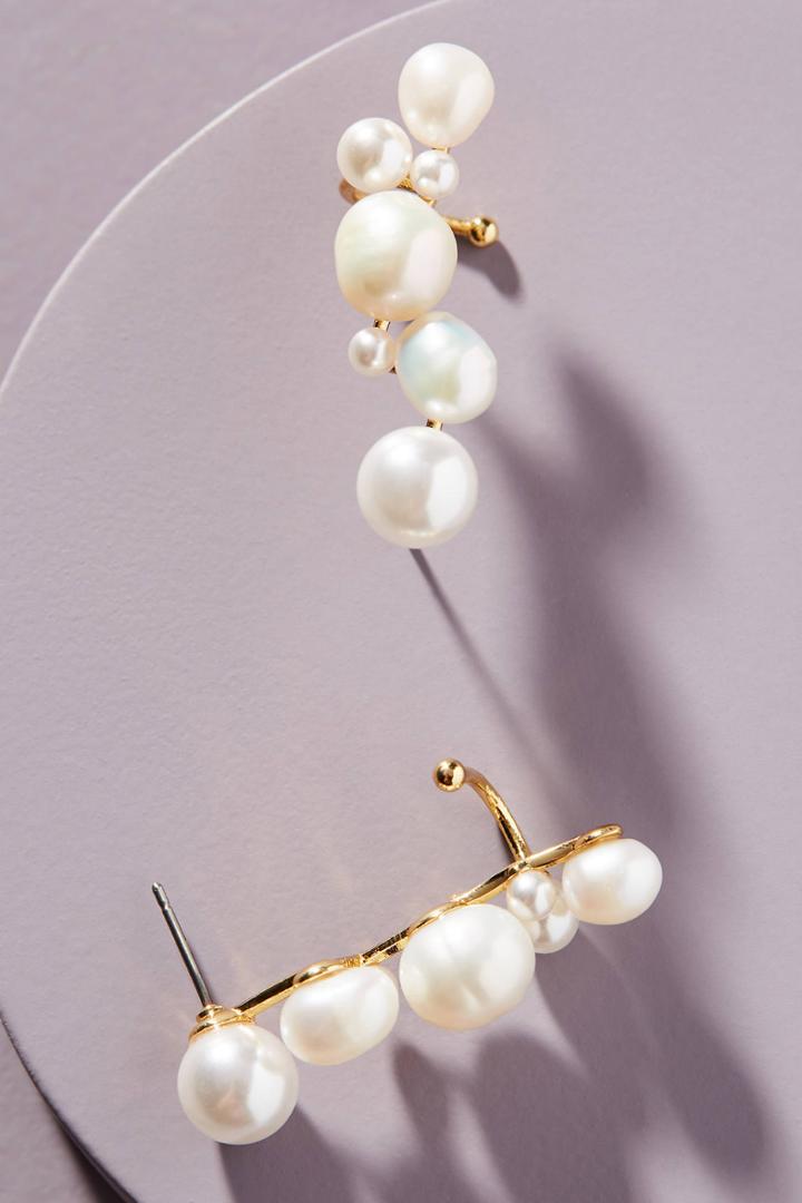 Baublebar Pearl Climber Earrings