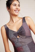 Anthropologie Twisted-front One-piece Swimsuit